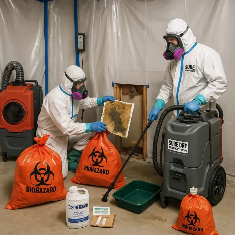 Contaminated Water Handling Protocols process in Hughes County, OK